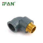 UPVC Brass Insert Male Elbow