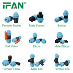 HDPE Fittings for lrrigation pp pipe connection