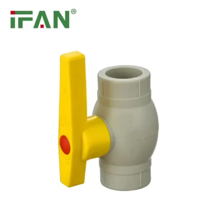 Grey PPR Valve With Brass