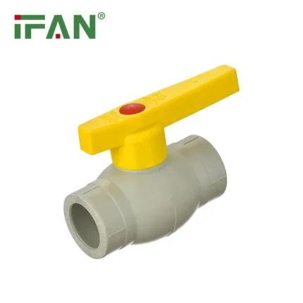 Grey PPR Valve With Brass