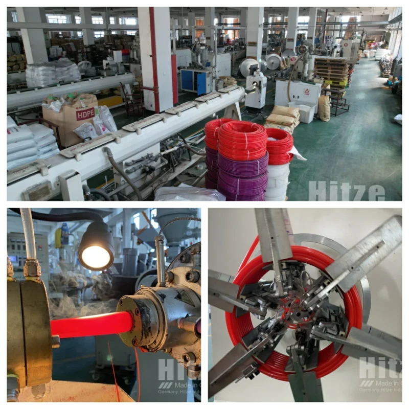 Underfloor heating pipe