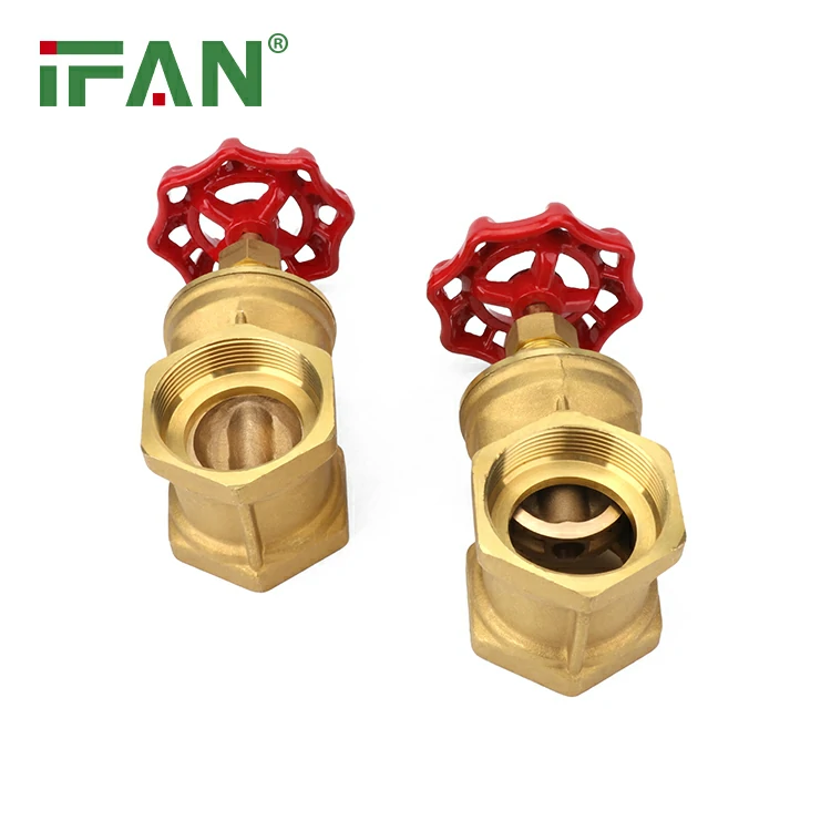 Brass gate valve